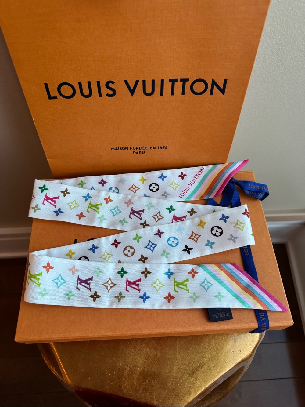 NWT Louis Vuitton x Takashi Murakami LV × TM Monogram Multicolor BB Bandeau - Picture 12 of 17